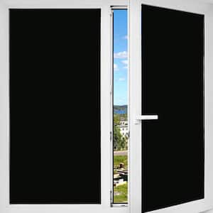 36 in. x 22 ft. 1BKOT Blackout Non-Adhesive Static Cling Window Film