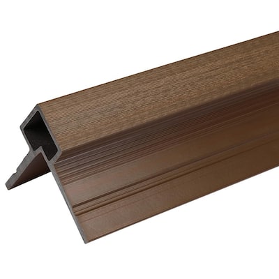 European Siding System 5.19 in. x 5.19 in. x 8 ft. Brazilian Ipe Composite Siding Outside Corner Trim for Belgian Board