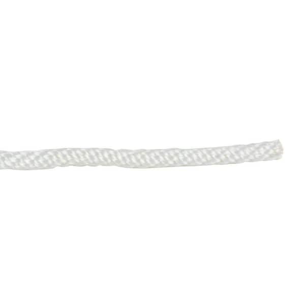 Everbilt 1/4 in. x 800 ft. Nylon and Polyester Solid Braid Rope, White  13960 - The Home Depot