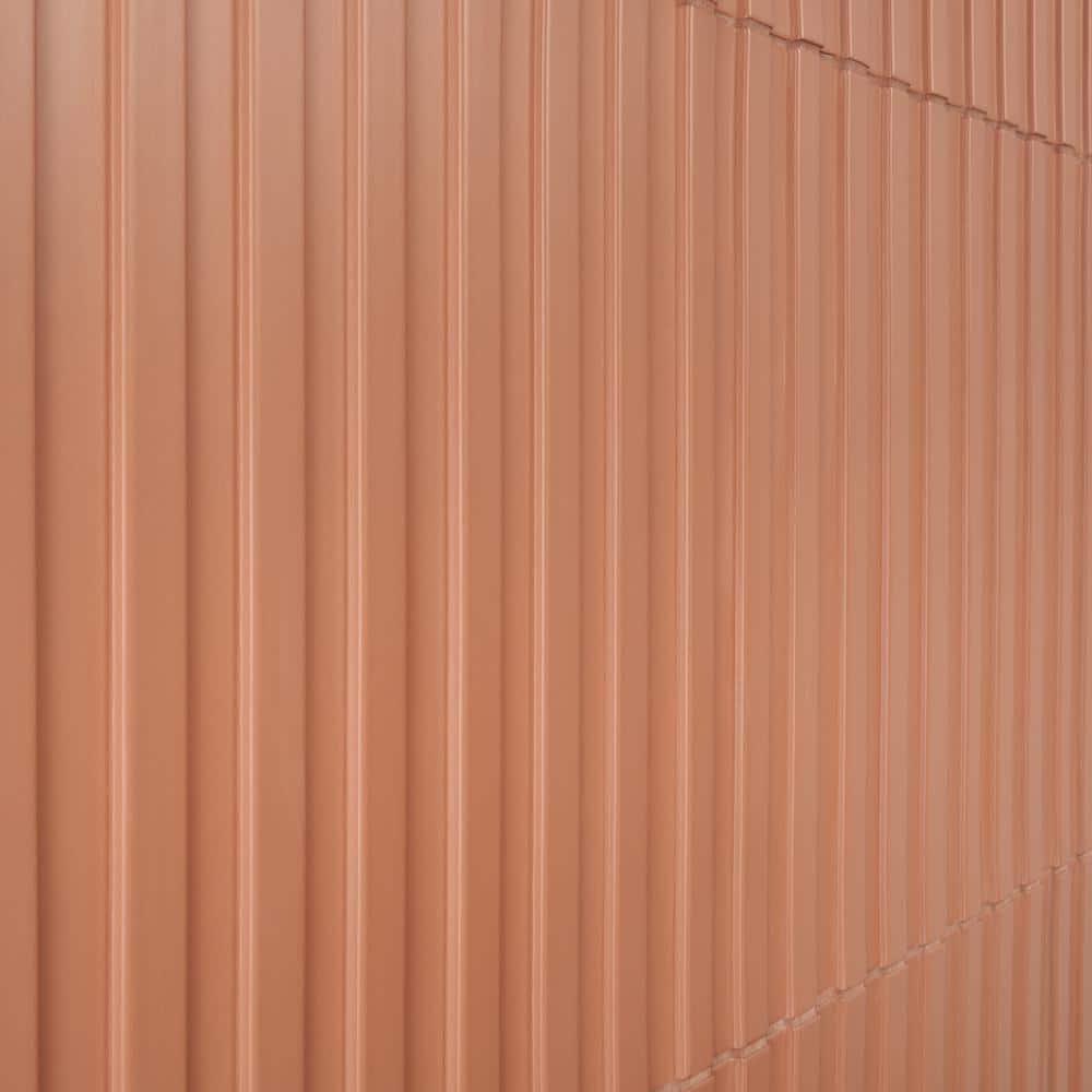 Terracotta 6x18 Matte Porcelain Fluted Wall Tile