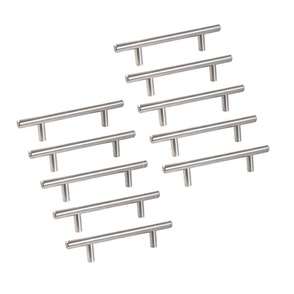 Design House 3.7 in. (96 mm) C-C in Stainless Steel Drawer Pull (10-Pack)