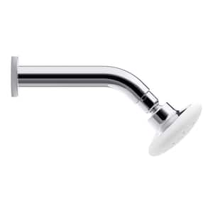 Exhale 3-Spray Patterns 3.56 in. Wall Mount Fixed Shower Head in Polished Chrome