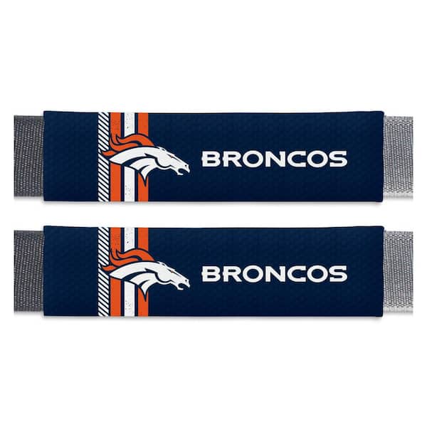 FANMATS Denver Broncos Team Color Rally Seatbelt Pad - (2-Pieces)