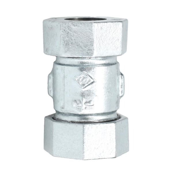 STZ 1/2 in. Galvanized Iron Compression Coupling