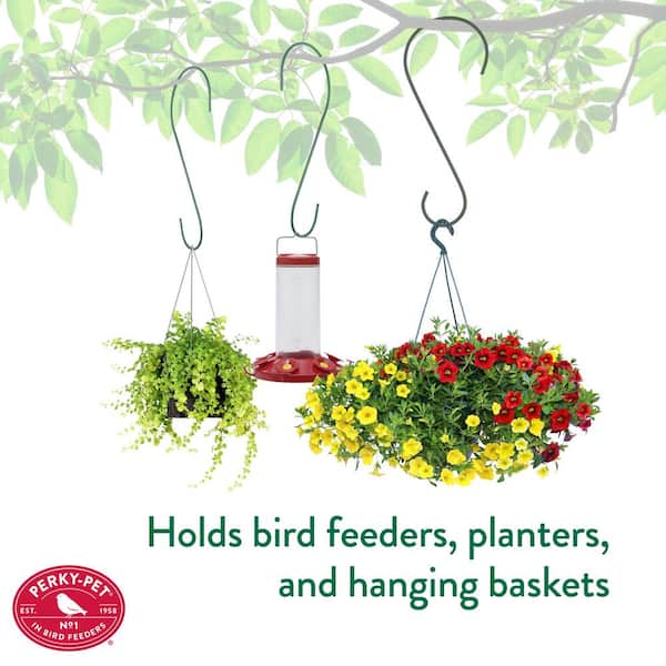 Decorative Metal Tree Hanger Wild Bird Feeder Hanging Basket Holder Hook Garden 