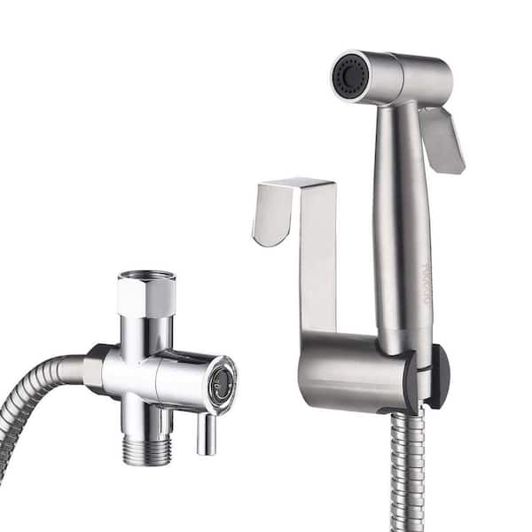 High Pressure Handheld Stainless Steel Bidet Sprayer Bidet Attachment for Toilet