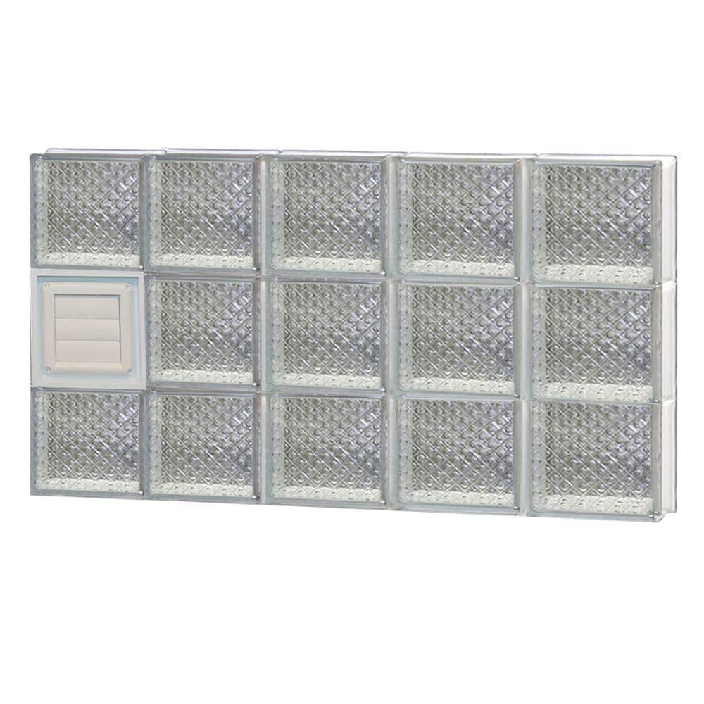 Clearly Secure 38.75 in. x 23.25 in. x 3.125 in. Frameless Diamond ...