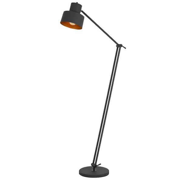 Cal Lighting Davidson 65 In Matte, Adjustable Arm Floor Lamp