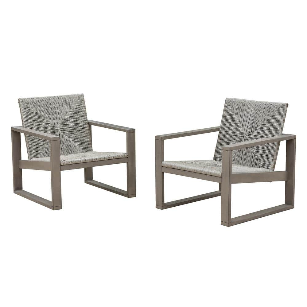 Leisure Made Sumner Wood Outdoor Lounge Chair (2-Pack) 902496 - The ...