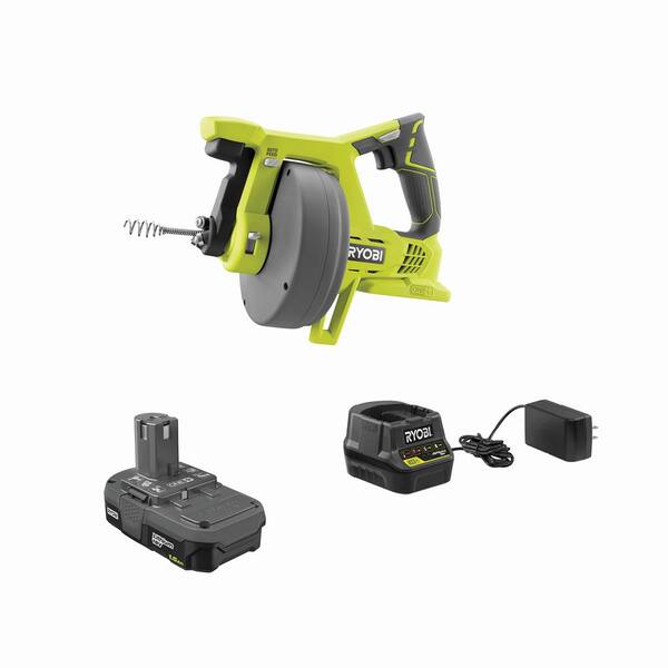 Ryobi cordless shop drain auger