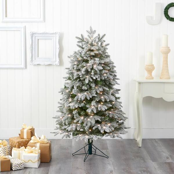 Color Changing Christmas Tree Pre Lit 300 Dual Color LED Lights 6.5' 8 Function 