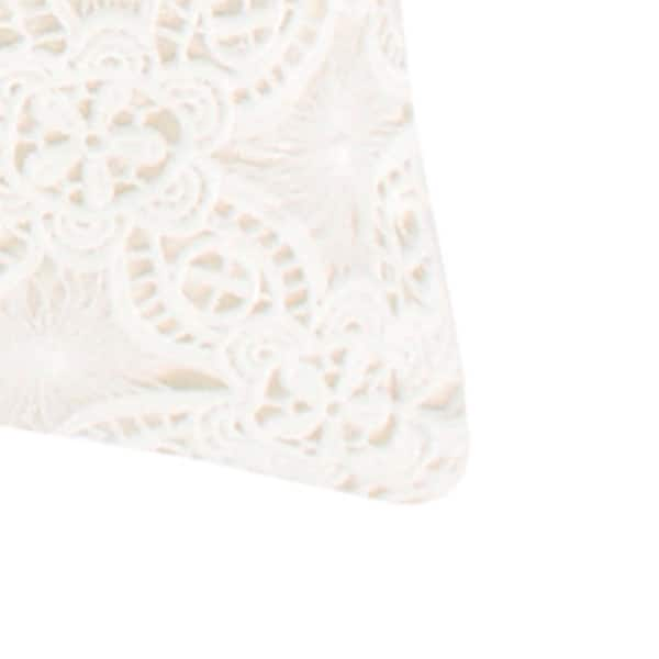 White lace cushion outlet covers