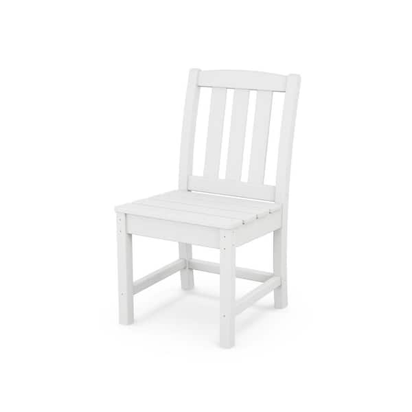 POLYWOOD Cape Cod Dining Side Chair in Classic White