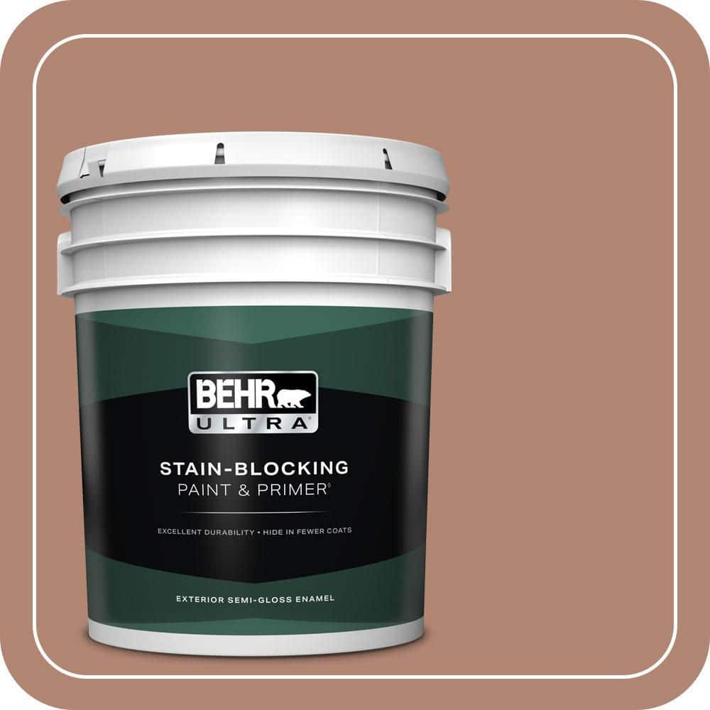 5 gal. #220F-5 Light Mocha Semi-Gloss Enamel Exterior Paint & Primer price history on PriceWatchPro