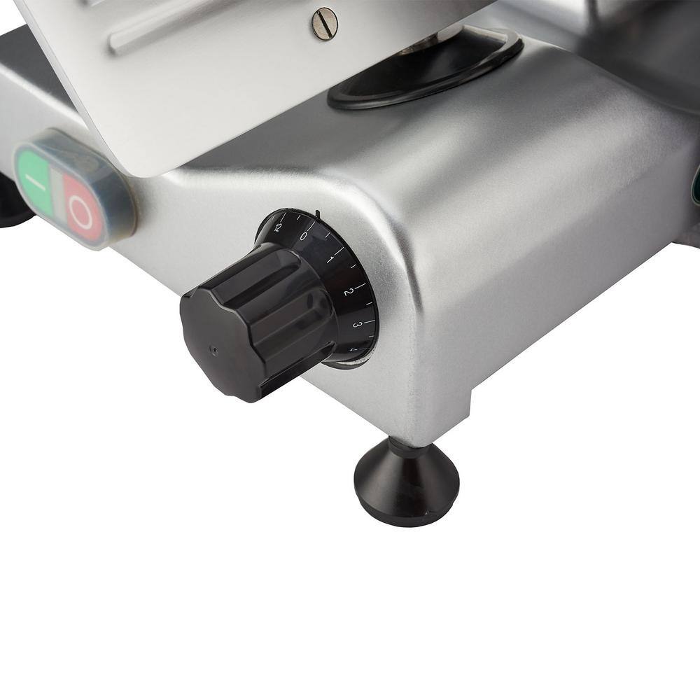 Big Bite 8.5" Semi-Automatic Stainless Steel Meat Slicer