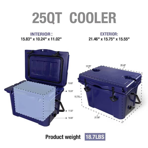 その他 NEIGHBORHOOD - NEIGHBORHOOD IC . 25QT / P-COOLER BOX 25 qt. Dark Blue Portable Hard Cooler with Bottle Opener and Cup