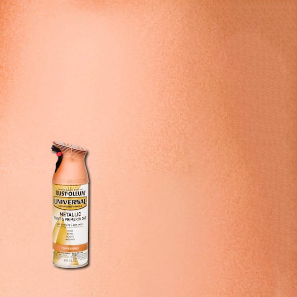 Rust-Oleum Universal 11 oz. All Surface Metallic Copper Rose Spray Paint and Primer in One
