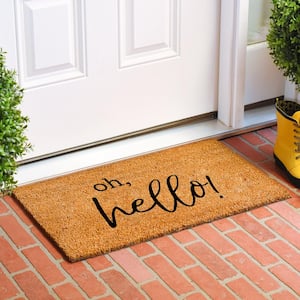 Oh, hello Doormat, 24" x 48"
