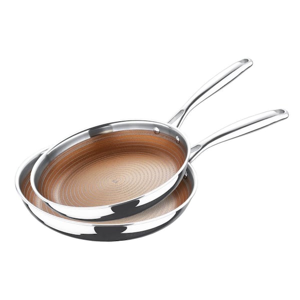 MasterPRO Giro by 3 qt Triply Clad Covered Saute Pan w/ Etched Non Stick Interior & Vented Glass Lid MPUS10163-STSMS