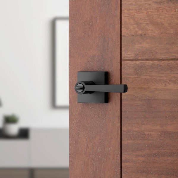 Baldwin Spyglass, Poignée D'entrée Avant Avec Levier Intérieur, Avec Technologie SmartKey Deadbolt Re-Key Et Protection Microban, En Bronze Vénitien