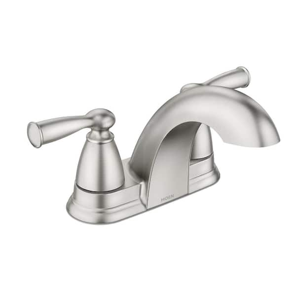 Spot Resist Brushed Nickel Moen Centerset Bathroom Faucets 84942srn 64 600 