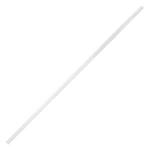 Easy Up Adhesive 72 in. Solid Surface Corner Molding in White