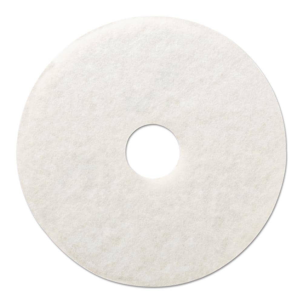 Premiere Pads 12 in. Dia Standard Polishing White Floor Pad (Case of 5 ...