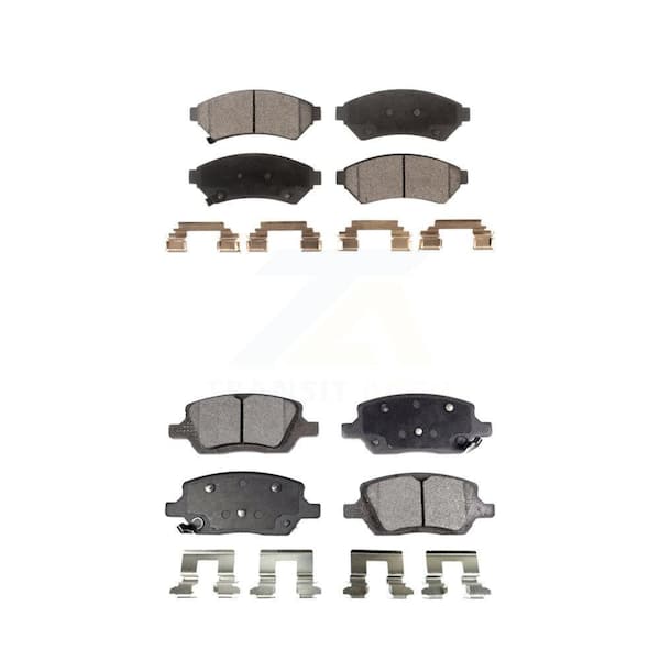 TEC Front Rear Ceramic Brake Pad Kit For Chevrolet Uplander Pontiac Montana Buick Terraza VPG KTC-100048