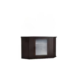 SignatureHome Finish Walnut Materials Wood TV/Entertainment Center Dimensions: 20"W x 47"L x 36"H