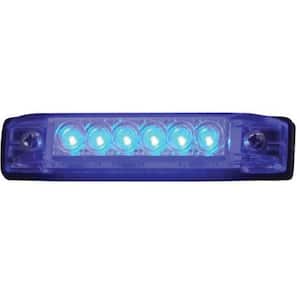 LED Slim Line Utility Strip Lights, 4 in. - Blue