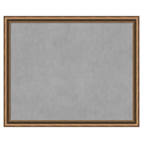 Amanti Art Manhattan Bronze Narrow 44 in. x 36 in. Framed Magnetic Board