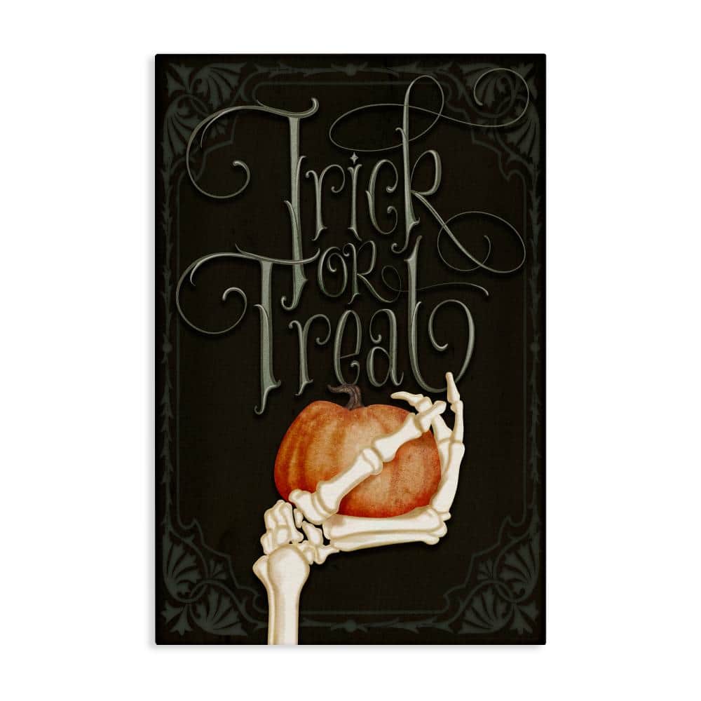 "Trick Or Treat Skeleton Hand Canvas Art, 24"" x 36"", Made in USA, Ready for Hanging, By Nicole Tamarin" price history on PriceWatchPro