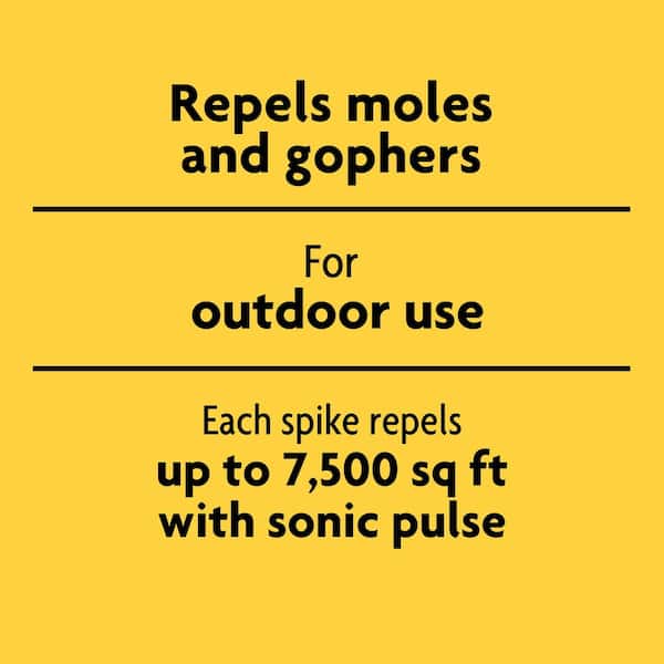 Mole and Gopher Sonic Spike (2-Pack)