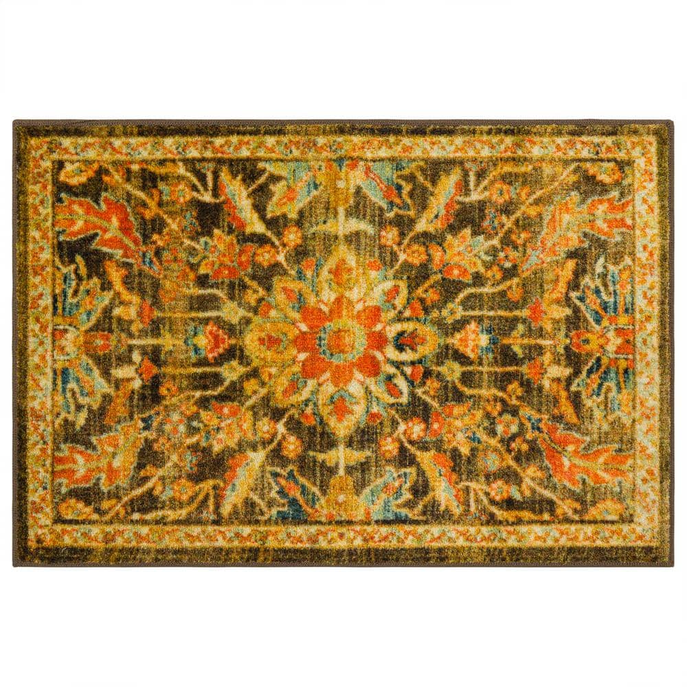 Mohawk Home Elizabeth Multi 2 ft. x 3 ft. 4 in. Distressed Area Rug