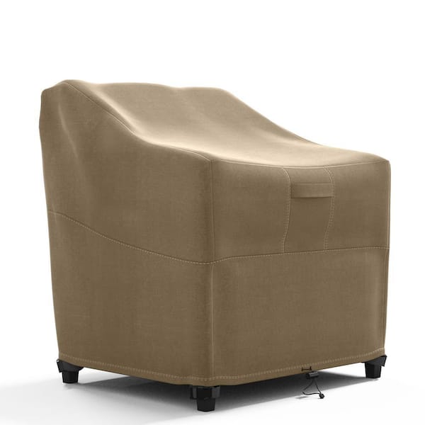 KHOMO GEAR 38 in. L x 36 in. H x 36 in. D, Brown Outdoor Patio Wide Chair Furniture Cover