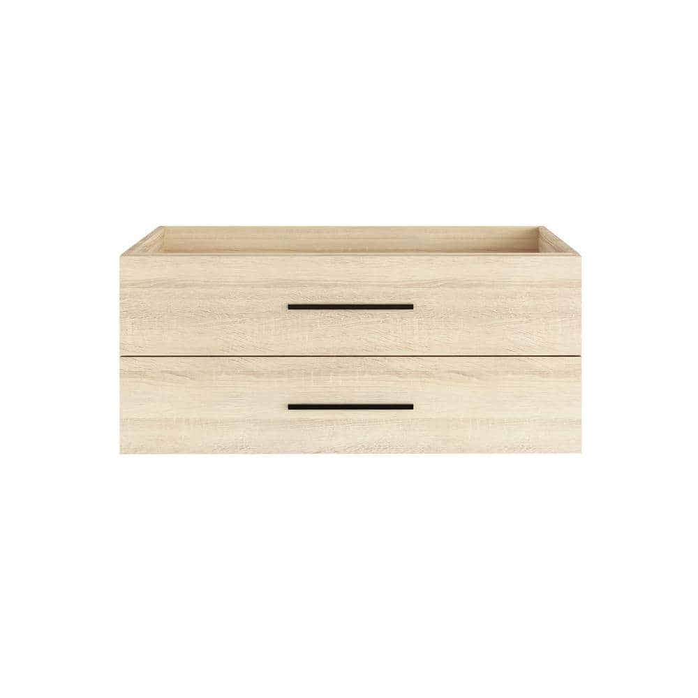 Napa 48 in. W x 18 in. D x 21 in. H Single Sink Bath Vanity Cabinet without Top in White Oak, Wall Mounted price history on PriceWatchPro