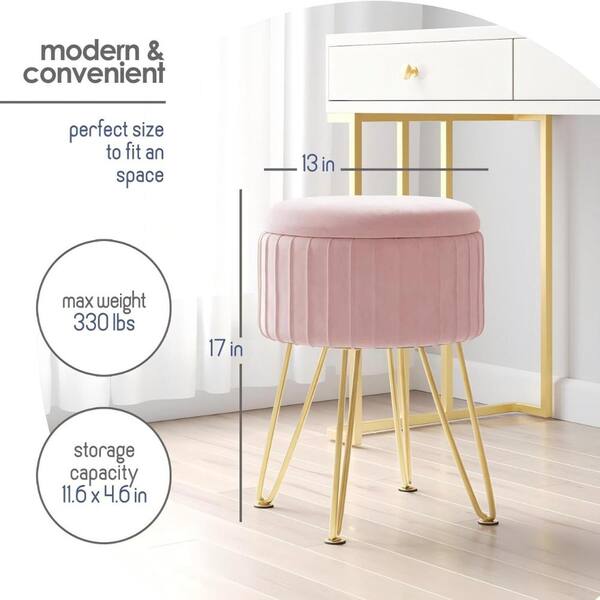 blush pink stool for dressing table Pink Dressing Table Stool Blush Pink Makeup Chair Dressing Table Bedroom Pink Chair Pink Vanity Table Blush Electra