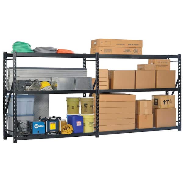 SBPS - 72 H x 24 D x 36 W - Steel Part Storage Bins HD Shelving, 18/24  Compartments 12 H x 9/12 W and All Galvanized Finish.