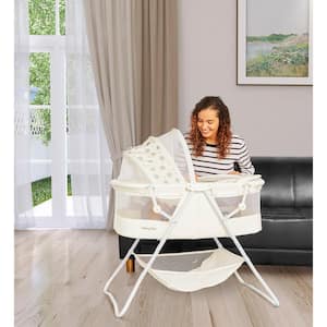 Dream On Me Black And White Karley Bassinet 441-ONYX - The Home Depot