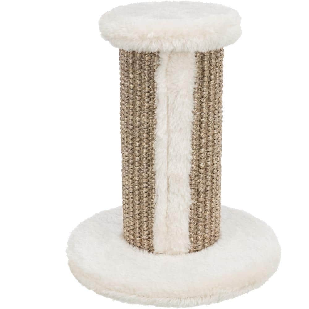 Light Gray and Brown Sisal Wall Mount Cat Climbing Steps