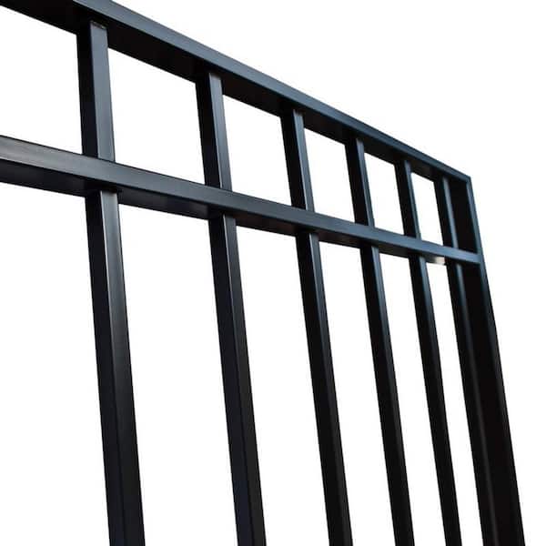 30 ft. x 6 ft. Automated Steel Sliding Driveway Gate and Gate Opener Complete Kit MADRID Style Fence Gate