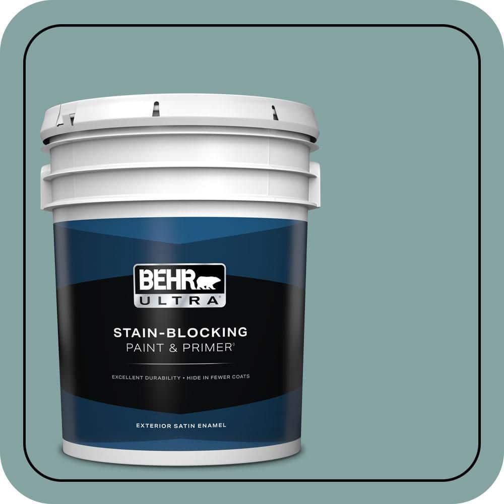 5 gal. #PPU13-08 Venus Teal Satin Enamel Exterior Paint & Primer price history on PriceWatchPro