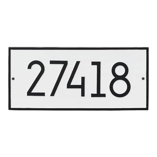 Hartford Modern Personalized Rectangle Vertical Wall Plaque