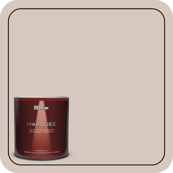 BEHR MARQUEE 1 qt. #N230-2 Old Map Matte Interior Paint & Primer