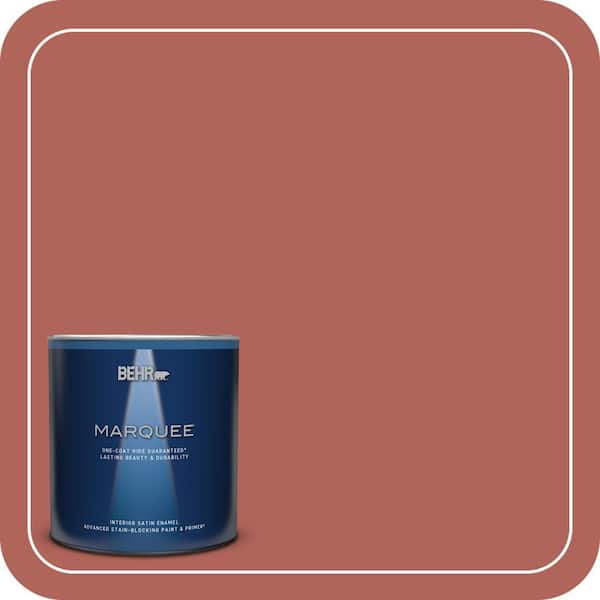 BEHR MARQUEE 1 qt. Home Decorators Collection #HDC-WR15-7 Preserved Petals Satin Enamel Interior Paint & Primer