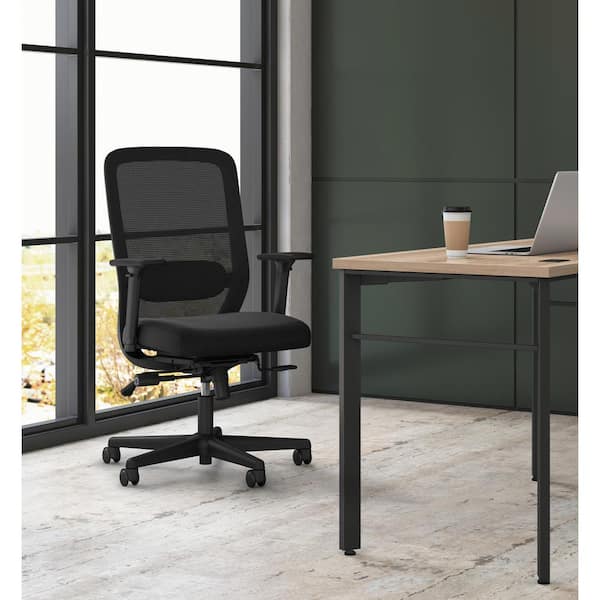 office chair with back support and adjustable arms