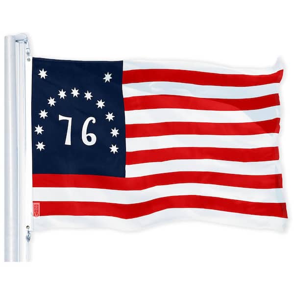 G128 3 ft. x 5 ft. Polyester Bennington Printed Flag 150D BG (1-Pack)