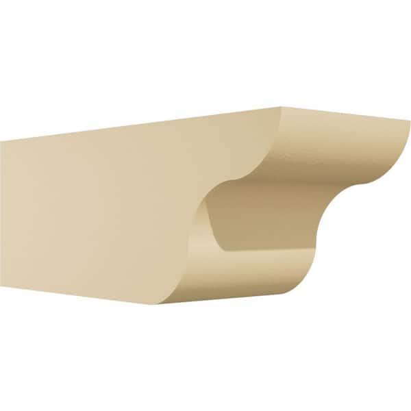 Ekena Millwork Standard Carmel 6 in. W x 6 in. H x 16 in. D Signature Urethane Rafter Tail Outlooker