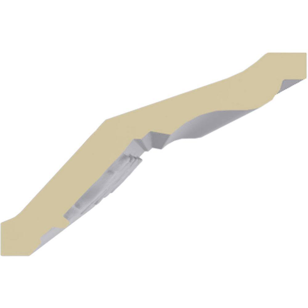 Primed White Polyurethane Decorative Crown Moulding