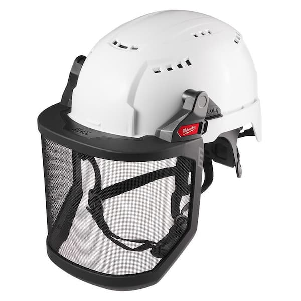 BOLT Full Face Metal Mesh Shield (Safety Helmet No Brim)